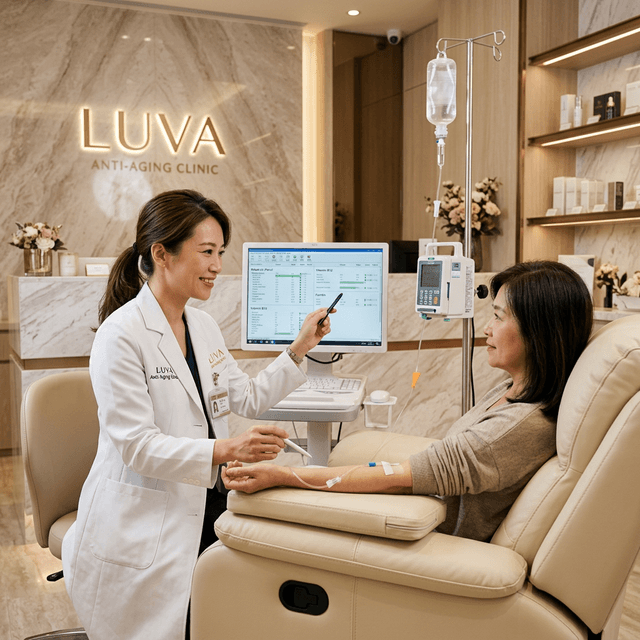 健康抗衰管理示意圖